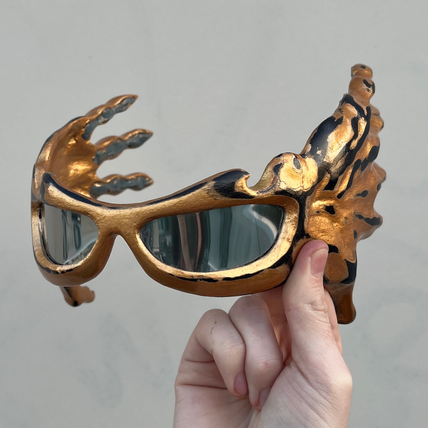 Mottled Gold Monster Sunglasses